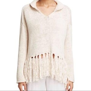 Moon & Meadow Fringe Knit Sweater